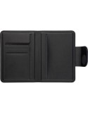 Etui pour passeport en PU recyclé Mavi Matières : polyester Couleurs : noir impression haute définition