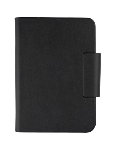 Etui pour passeport en PU recyclé Mavi Matières : polyester Couleurs : noir marquage laser ultra précis
