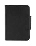 Etui pour passeport en PU recyclé Mavi Matières : polyester Couleurs : noir marquage laser ultra précis
