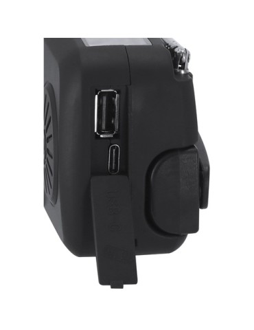 Radio d’Urgence Multifonction Cartney Couleurs : noir impression haute définition