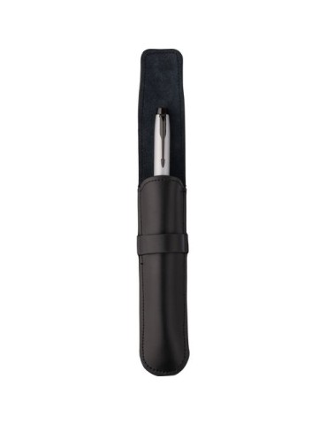 Étui à stylo en cuir Nadir Matières : cuir Couleurs : noir impression haute définition