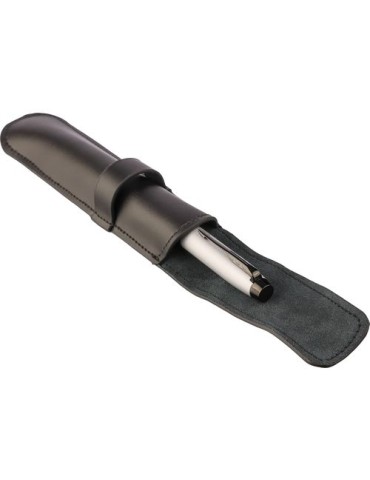 Étui à stylo en cuir Nadir Matières : cuir Couleurs : noir marquage laser ultra précis
