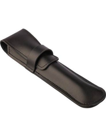 Étui à stylo en cuir Nadir Matières : cuir Couleurs : noir personnalisation rapide en France