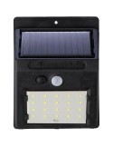 Lampe solaire en PP munie 20 LED COB Briony Matières : fer Couleurs : noir