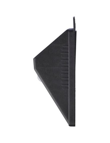 Lampe solaire en PP munie 20 LED COB Briony Matières : fer Couleurs : noir goodies publicitaire événementiel