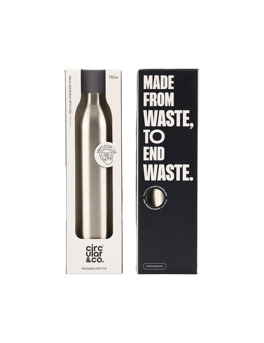 Circular&Co Recycled Stainless Steel Bottle 750 ml
