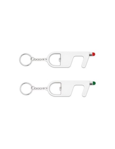PORTE-CLES 3 EN 1 SANS CONTACT ANTIBACTERIEN 2