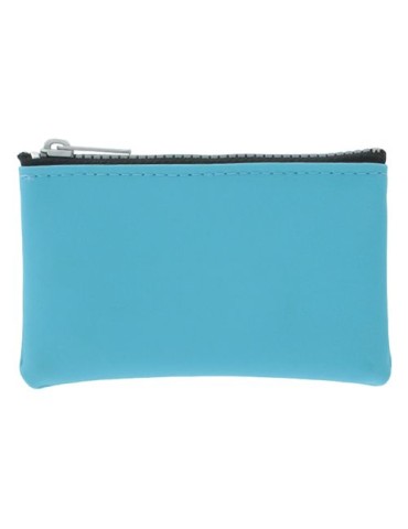 BOURSE FERMETURE ECLAIR - PVC Matières : PVC Couleurs : bleu cadeau client original