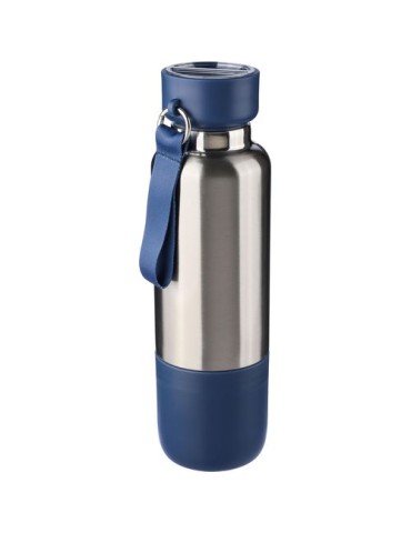Gourde double paroi de 500 ml en acier inoxydable Zev Matières : polyester Couleurs : vert personnalisation rapide en France