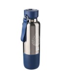 Gourde double paroi de 500 ml en acier inoxydable Zev Matières : polyester Couleurs : vert impression logo haute qualité