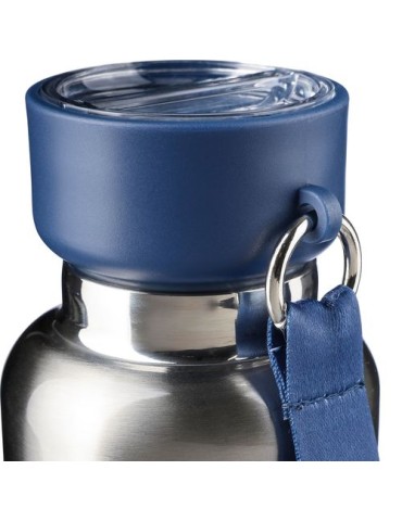 Gourde double paroi de 500 ml en acier inoxydable Zev Matières : polyester Couleurs : vert cadeau entreprise pas cher