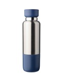Gourde double paroi de 500 ml en acier inoxydable Zev Matières : polyester Couleurs : bleu personnalisable avec votre logo