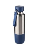 Gourde double paroi de 500 ml en acier inoxydable Zev Matières : polyester Couleurs : noir goodies entreprise design