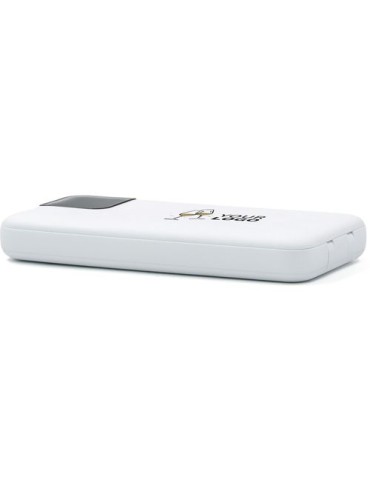 Chargeur BrandCharger Powercharge 10000 Eco Matières : ABS recyclé Couleurs : blanc impression haute définition