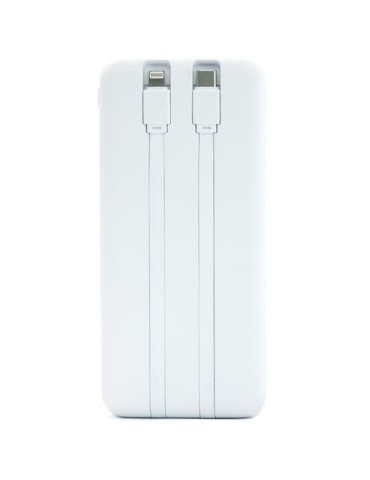Chargeur BrandCharger Powercharge 10000 Eco Matières : ABS recyclé Couleurs : blanc goodies entreprise design