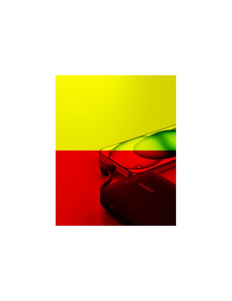 Belkin BoostCharge Power Bank 10K Câble intégré