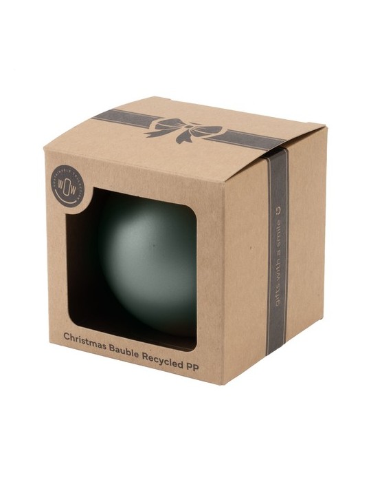 Boule de Noël Ø7cm Recycled PP Box - Made in Europe