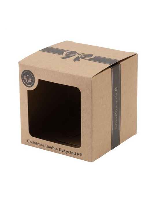 Boule de Noël Ø7cm Recycled PP Box - Made in Europe