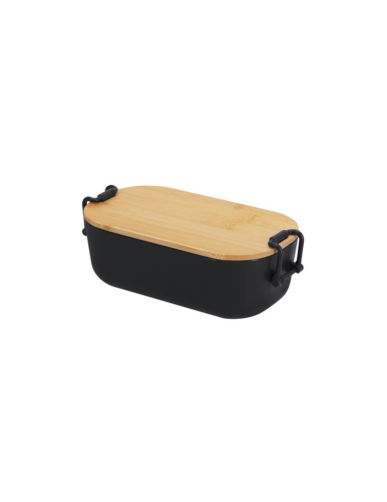 Gamelle Lilix Matières : bambou Couleurs : noir marquage couleur éclatante