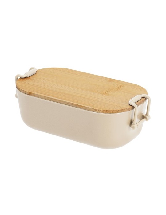 Gamelle Lilix Matières : bambou Couleurs : naturel objet publicitaire robuste
