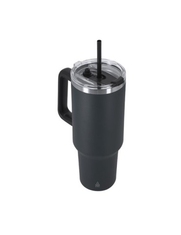 Tasse Thermique Liena Couleurs : gris Matières : acier inoxydable recyclé goodies publicitaire événementiel