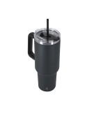 Tasse Thermique Liena Couleurs : gris Matières : acier inoxydable recyclé goodies publicitaire événementiel