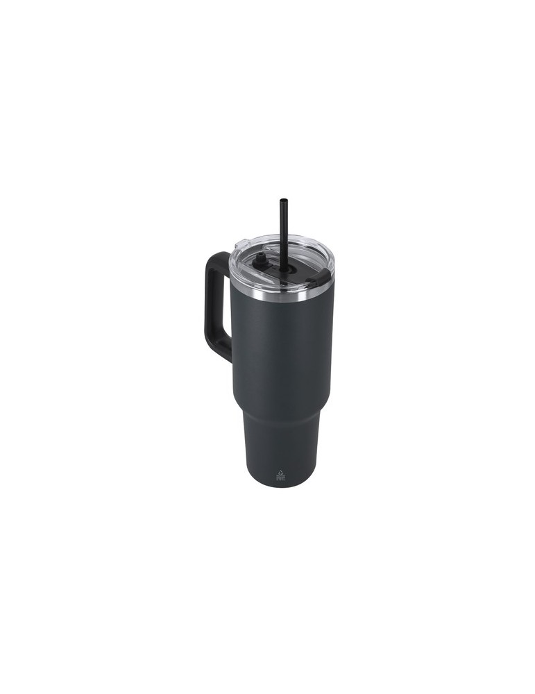 Tasse Thermique Liena Couleurs : noir Matières : acier inoxydable recyclé personnalisable avec votre logo