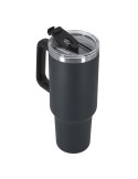 Tasse Thermique Liena Couleurs : noir Matières : acier inoxydable recyclé marquage couleur éclatante