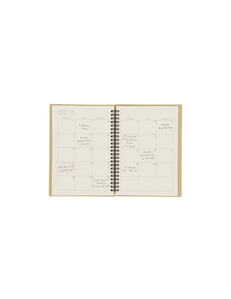 Cahier Planning Mensuel Celik