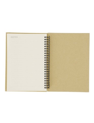 Cahier Planning Mensuel Celik Matières : carton recyclé Couleurs : naturel marquage laser ultra précis