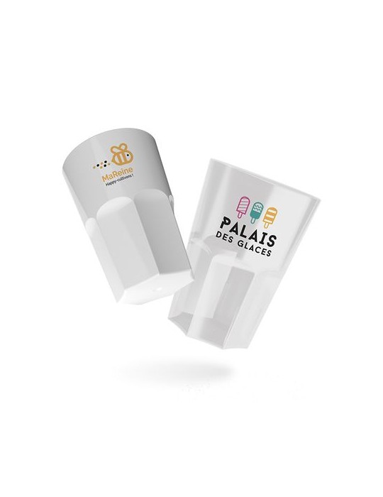 GOBELET EN PLASTIQUE REUTILISABLE PP 40 cI RAS BORD