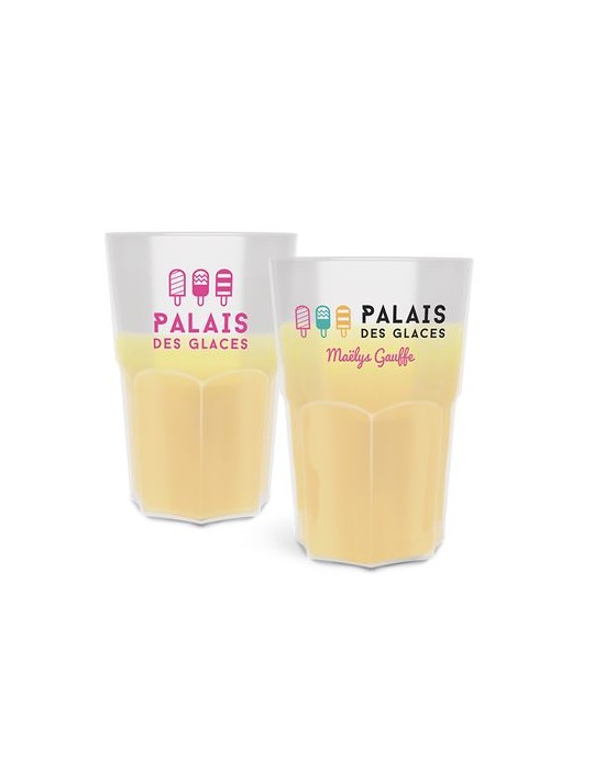 GOBELET EN PLASTIQUE REUTILISABLE PP 40 cI RAS BORD