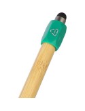 Stylo bille en bambou avec fonction spinner Fenn Matières : bambou Couleurs : vert personnalisation sur mesure