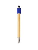 Stylo bille en bambou avec fonction spinner Fenn Matières : bambou Couleurs : bleu cobalt goodies publicitaire événementiel