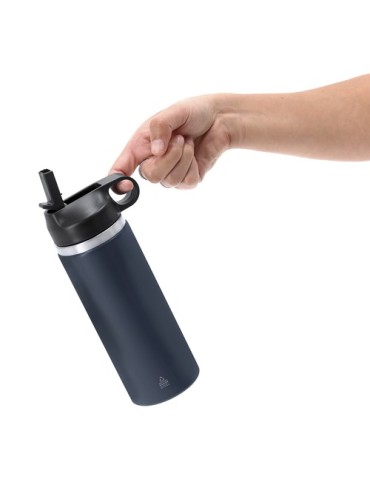 Bidon Thermique Gomery Couleurs : noir Matières : acier inoxydable recyclé accessoire événementiel unique
