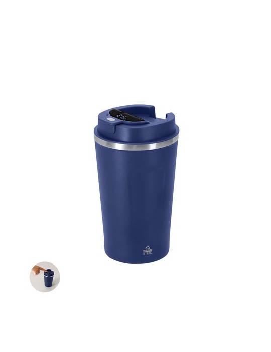 Verre Thermique Molin Couleurs : bleu marine Matières : acier inoxydable recyclé personnalisable avec votre logo