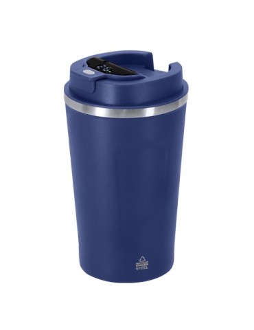 Verre Thermique Molin Couleurs : bleu marine Matières : acier inoxydable recyclé accessoire événementiel unique