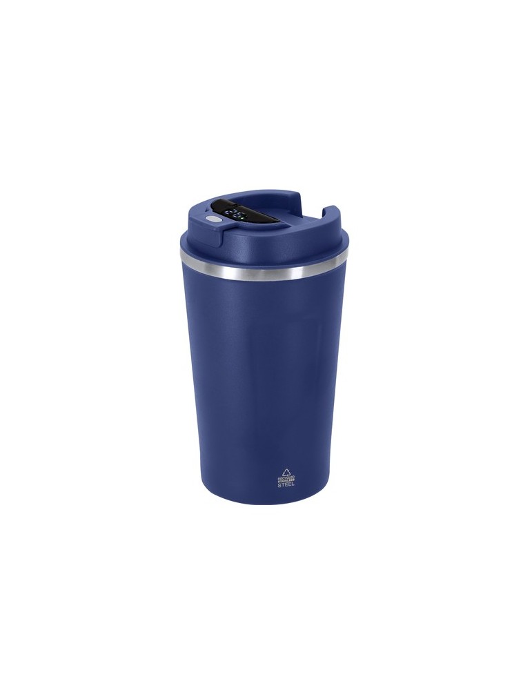 Verre Thermique Molin Couleurs : bleu marine Matières : acier inoxydable recyclé accessoire événementiel unique