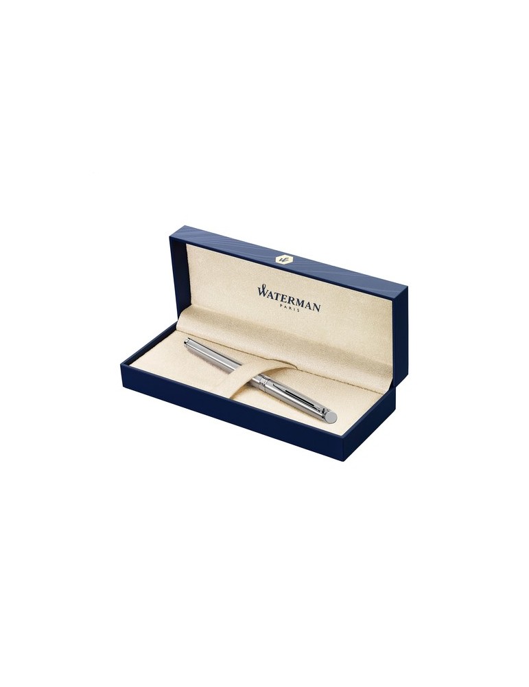 Waterman Hémisphère Stylo roller Argent - encre bleue