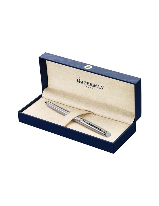 Waterman Hémisphère Stylo roller Argent - encre bleue