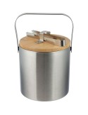 Seau à glace double paroi en acier inoxydable Fenwick Matières : acier inoxydable Couleurs : argenté personnalisable avec votre 