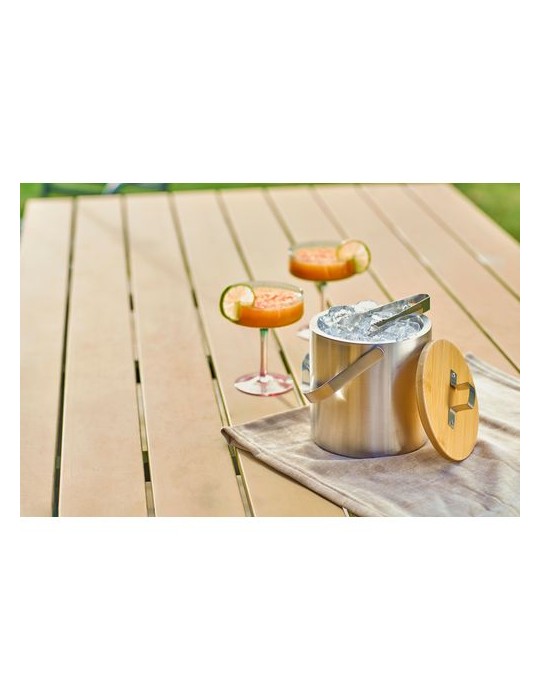 Seau à glace double paroi en acier inoxydable Fenwick