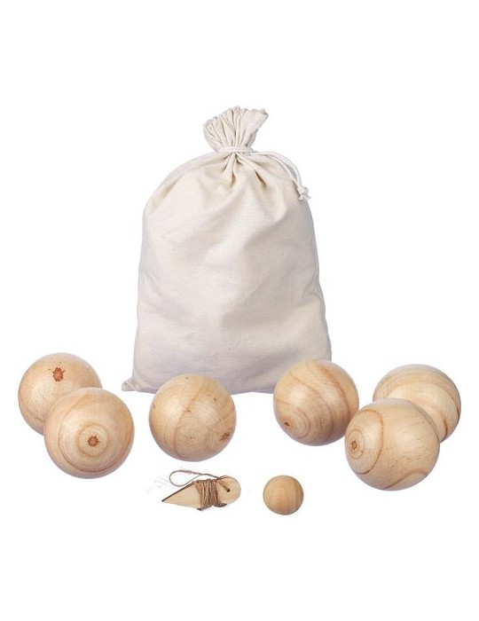 Ensemble de jeu de boules en bois Quillian