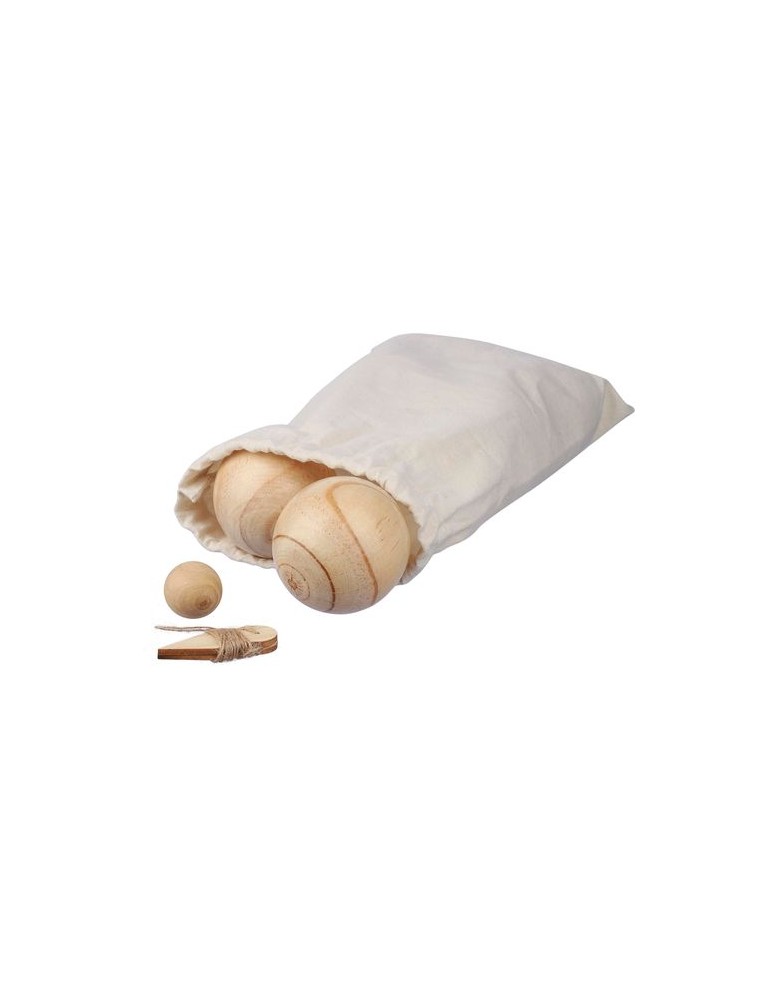 Ensemble de jeu de boules en bois Quillian