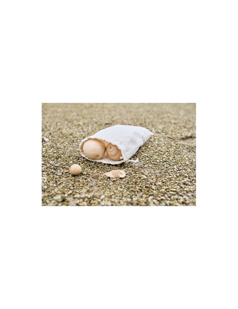 Ensemble de jeu de boules en bois Quillian