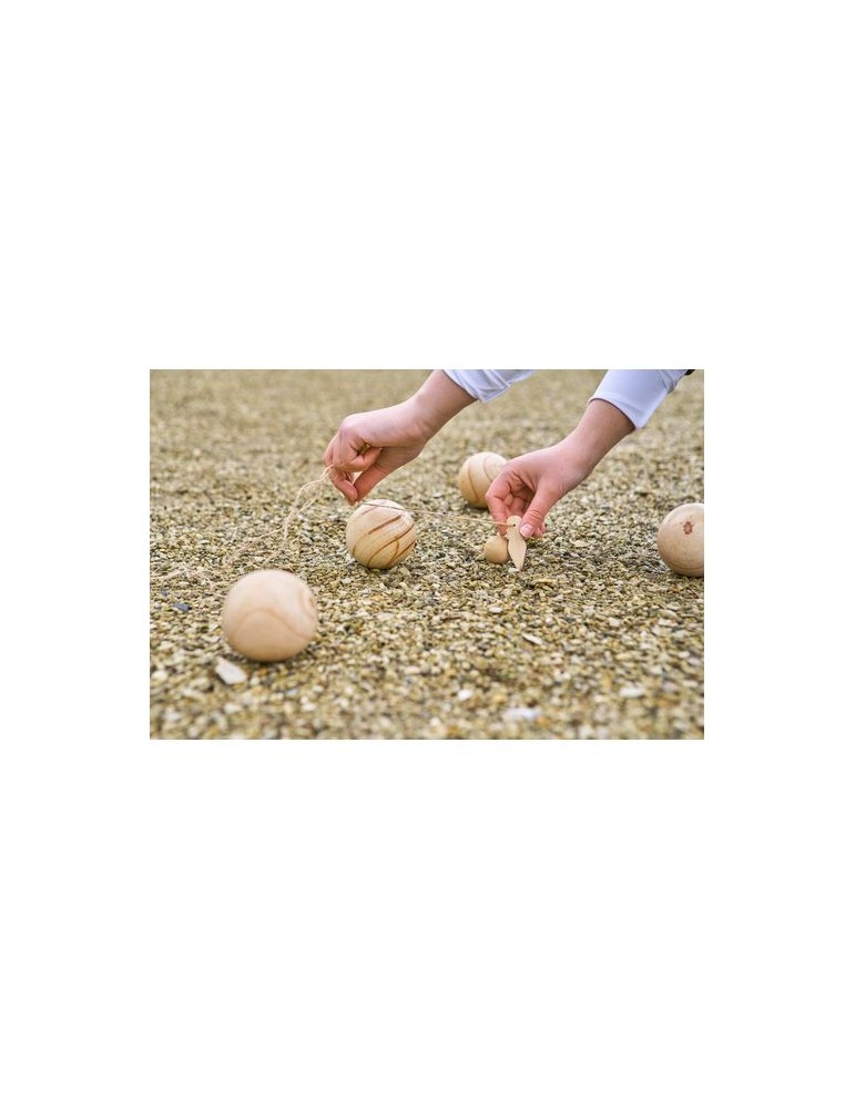 Ensemble de jeu de boules en bois Quillian