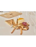 Set de 3 couteaux de service Evelisse Matières : bois Couleurs : brun livraison express 24h 48h