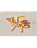 Set de 3 couteaux de service Evelisse Matières : bois Couleurs : brun objet promotionnel éco-responsable