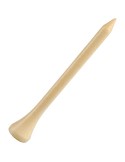Ensemble de tees de golf en bois Nyssa Matières : bois Couleurs : brun marquage laser ultra précis