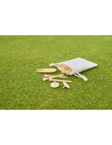 Ensemble de tees de golf en bois Nyssa Matières : bois Couleurs : brun accessoire événementiel unique